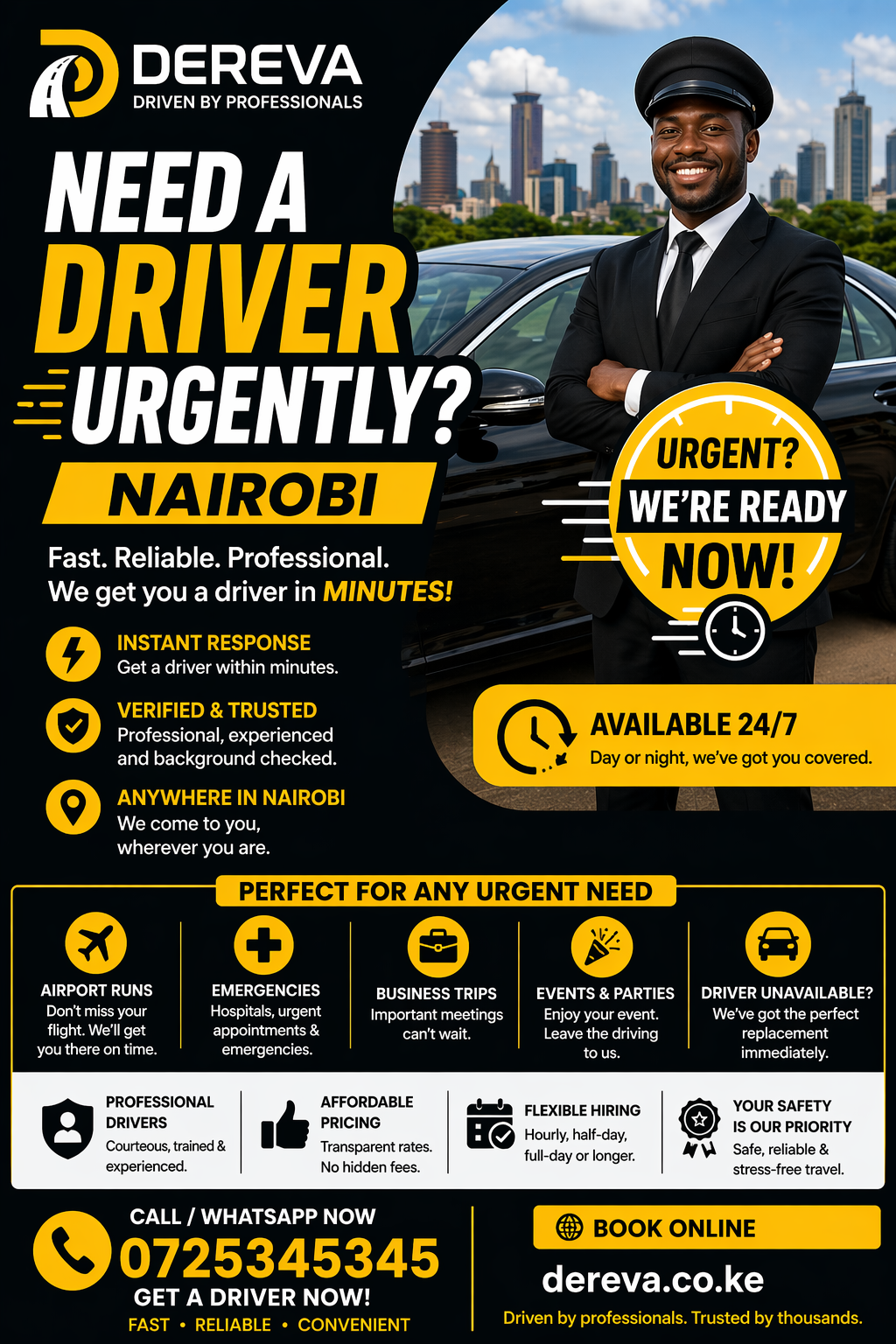 Need a Driver Urgently Nairobi 
