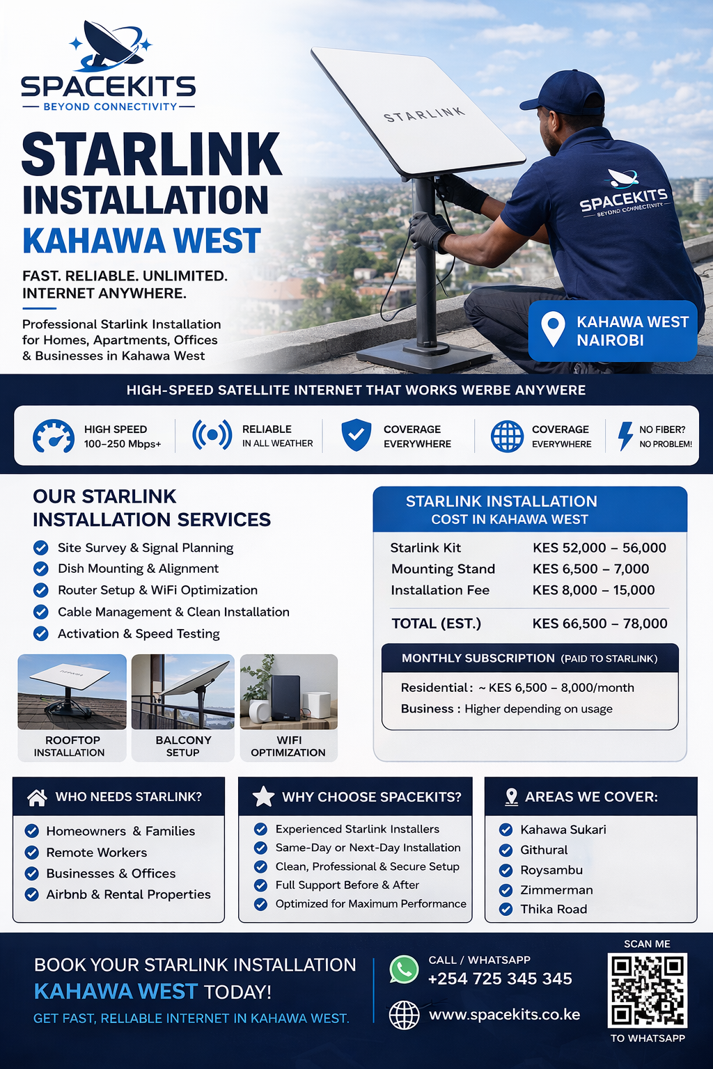 Starlink Installation Kahawa West 