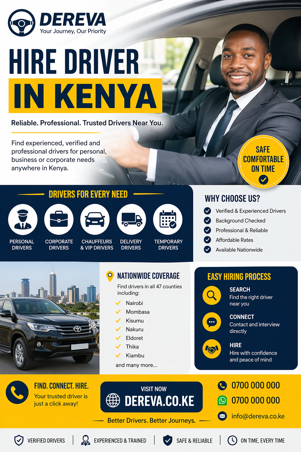 Hire Driver in Kenya