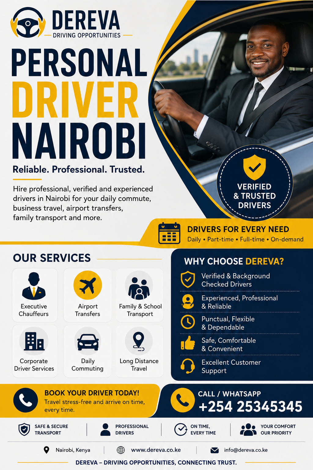 Personal Driver Nairobi 