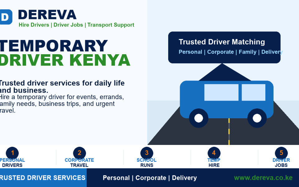 Temporary Driver Kenya: 7 Better Ways to Handle Short-Term Transport Needs