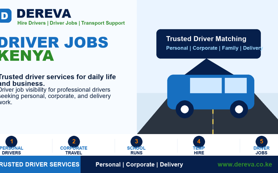 Driver Jobs Kenya: 8 Ways Professional Drivers Can Find Better Opportunities