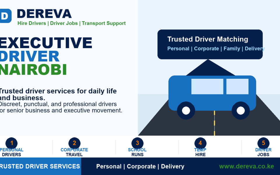 Executive Driver Nairobi: 7 Qualities to Look for in a Professional Driver