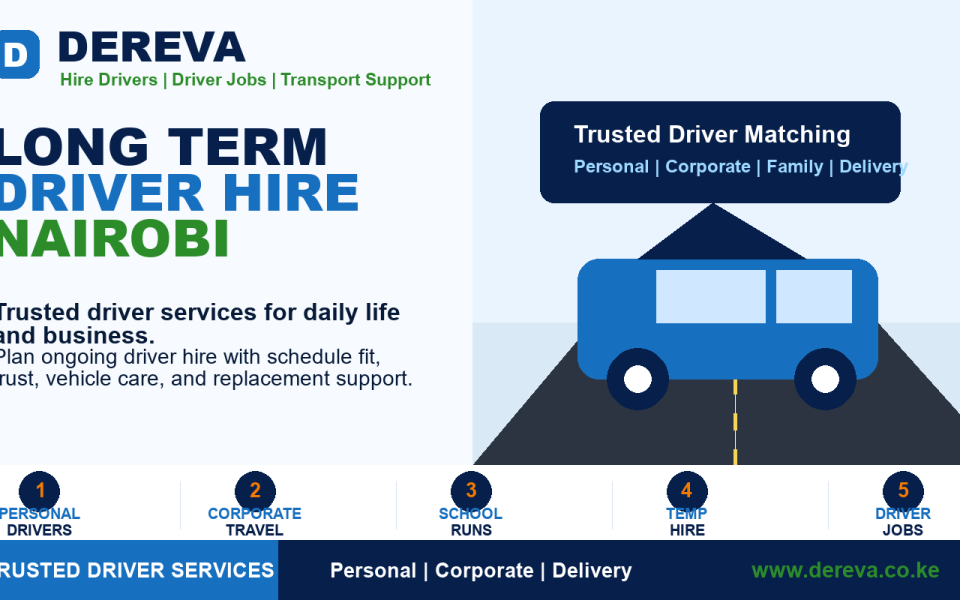 Long Term Driver Hire Nairobi: 8 Things to Plan Before Hiring
