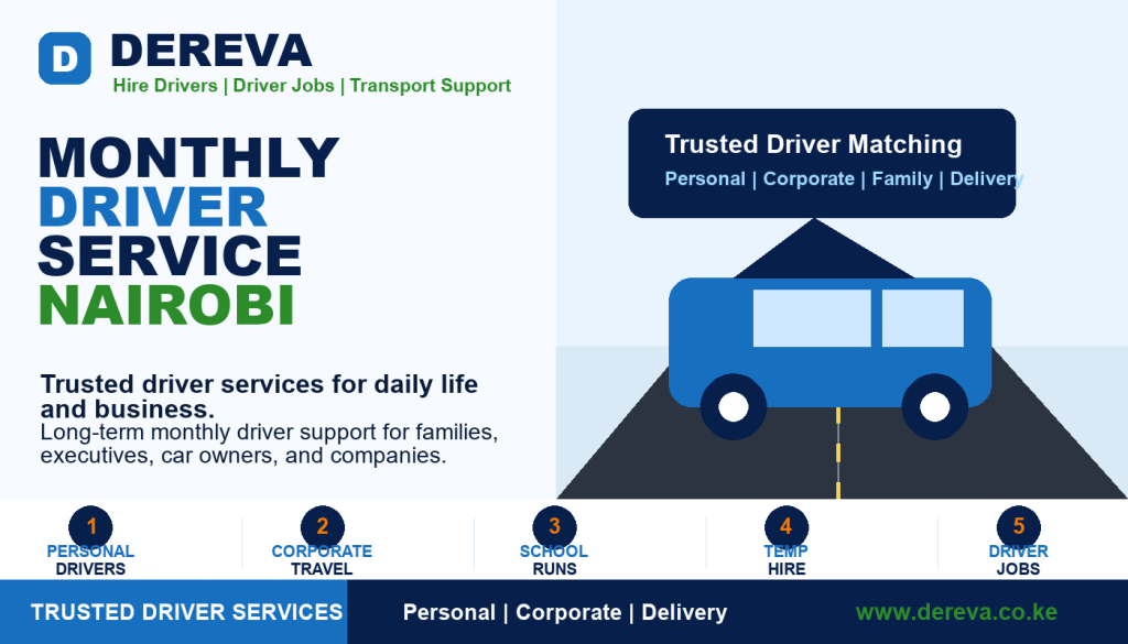 Monthly Driver Service Nairobi: 9 Benefits of Hiring a Driver Long Term
