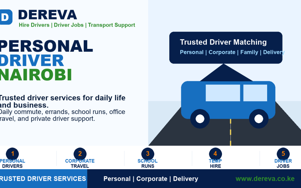Personal Driver Nairobi: 9 Reasons Busy Car Owners Hire Dedicated Drivers