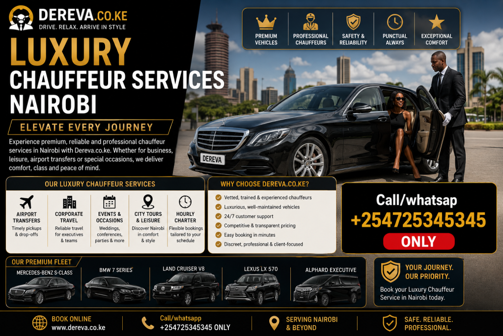 Luxury Chauffeur Services Nairobi