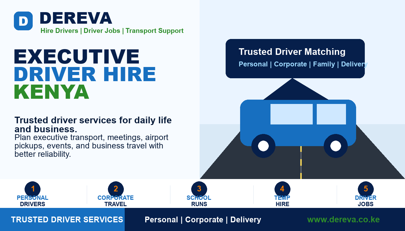 Executive Driver Hire Kenya