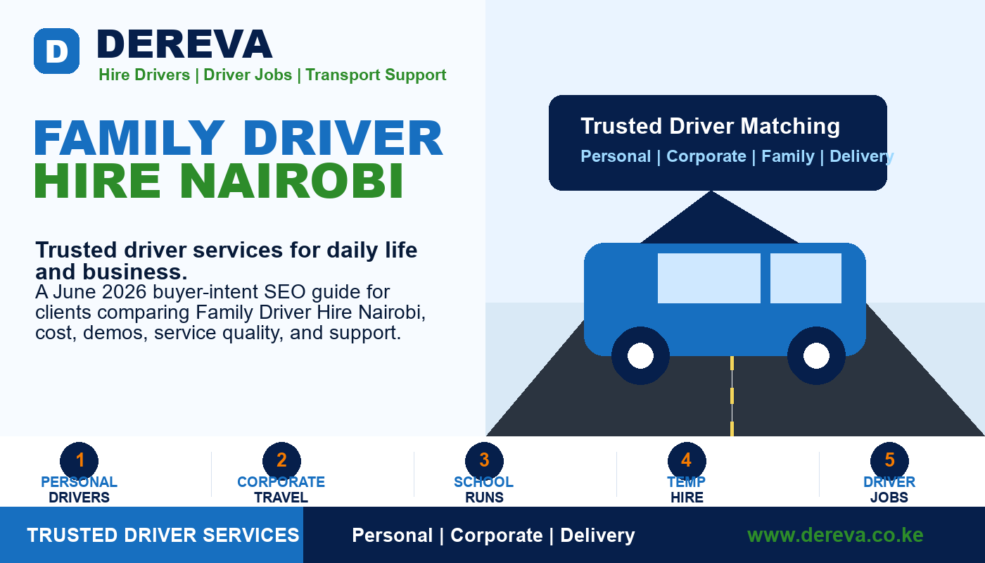 Family Driver Hire Nairobi