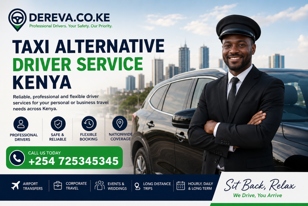 taxi alternative driver service Kenya