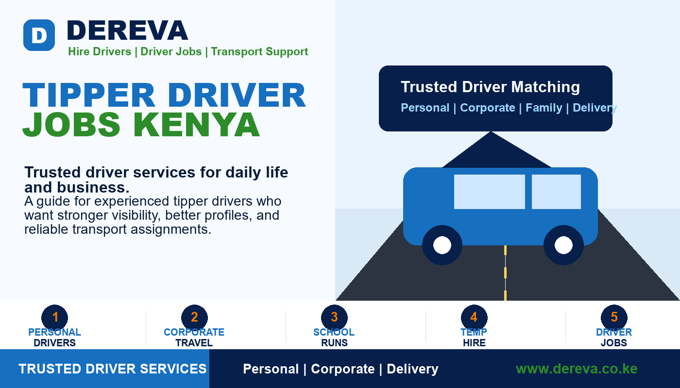 Tipper Driver Jobs Kenya