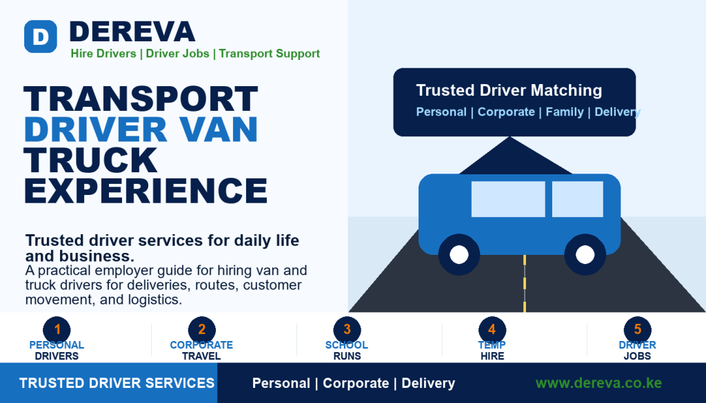 Transport Driver Van Truck Experience: What Employers Should Check