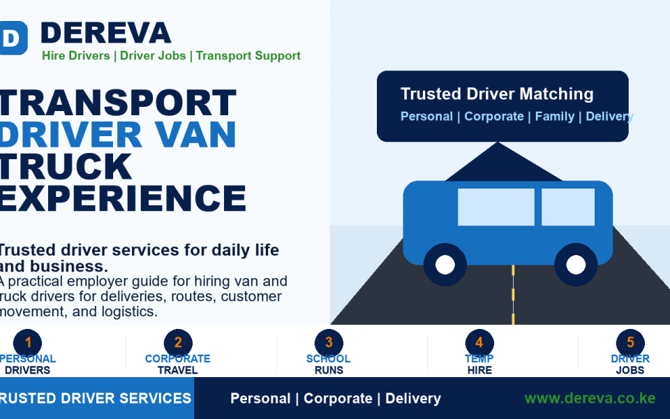 Transport Driver Van Truck Experience: What Employers Should Check