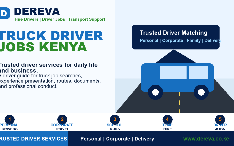 Truck Driver Jobs Kenya: How Drivers Build Trust With Employers