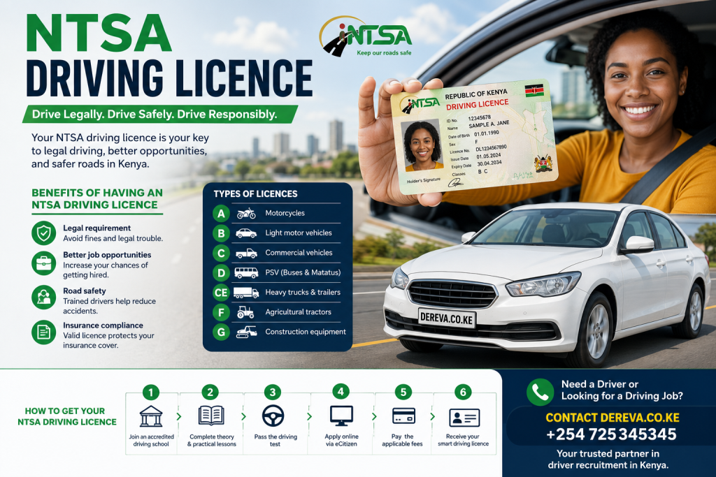 NTSA driving licence