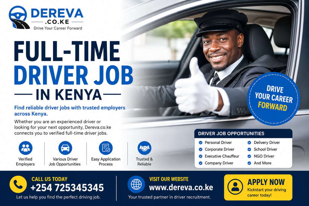full-time driver job