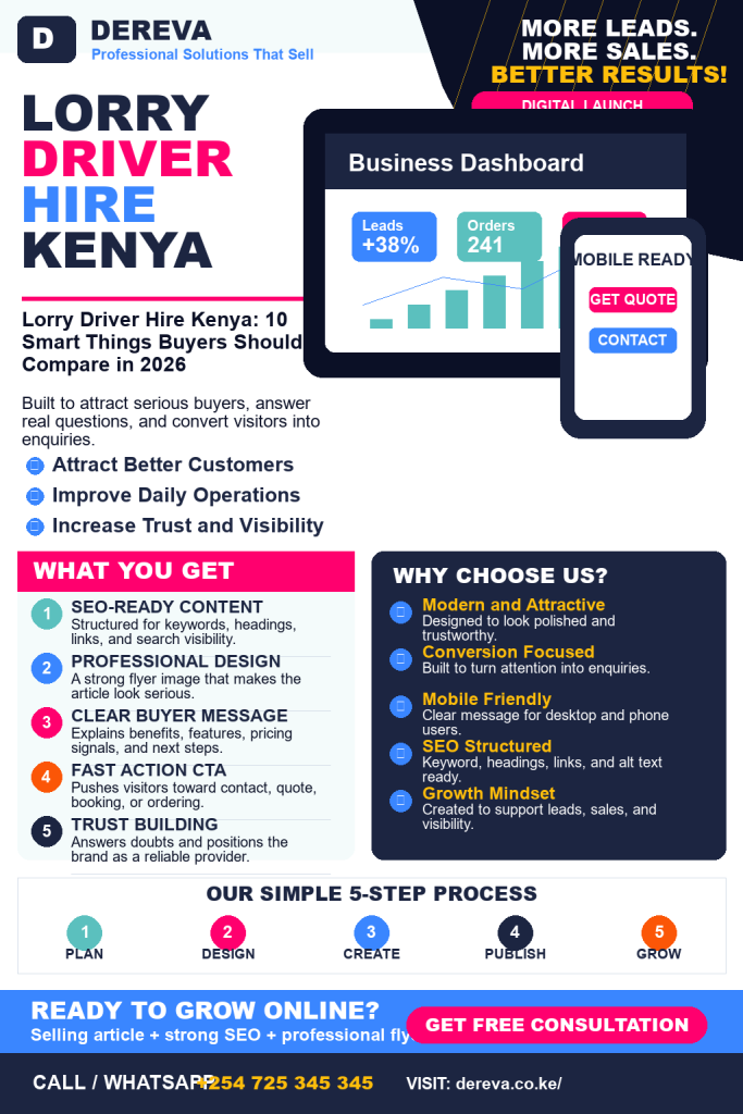 Lorry Driver Hire Kenya: 10 Smart Things Buyers Should Compare in 2026