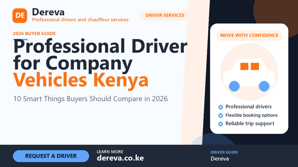 Professional Driver for Company Vehicles Kenya: 10 Smart Things Buyers Should Compare in 2026