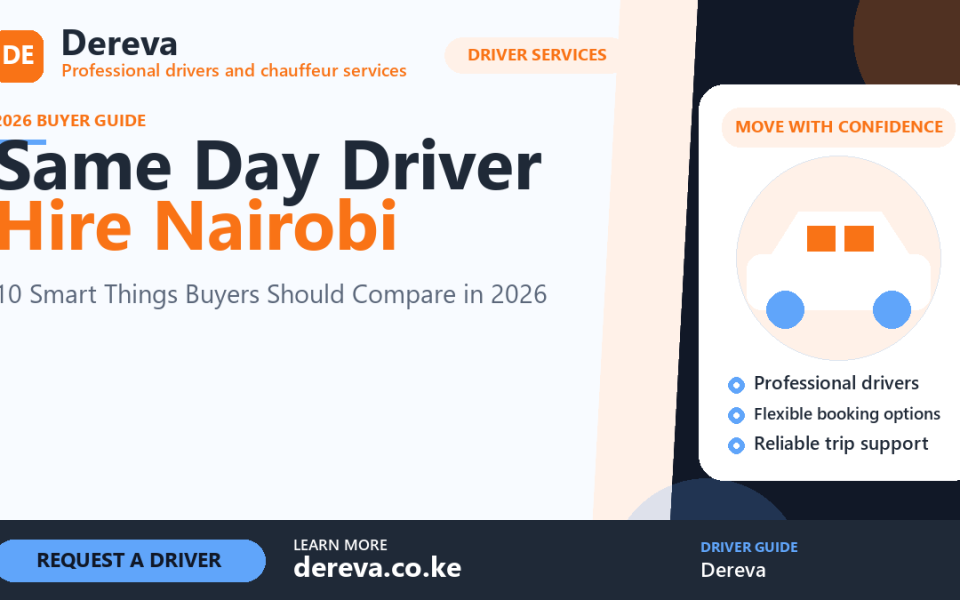 Same Day Driver Hire Nairobi: 10 Smart Things Buyers Should Compare in 2026