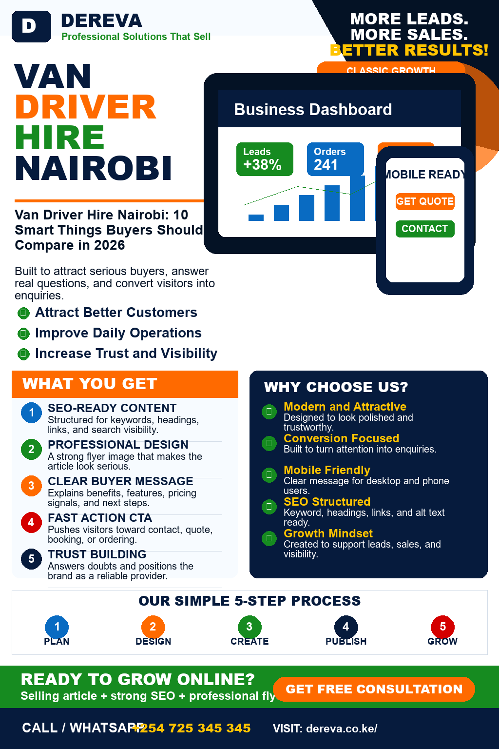 Van Driver Hire Nairobi