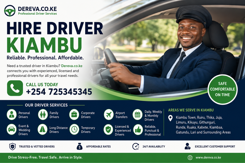 hire driver Kiambu